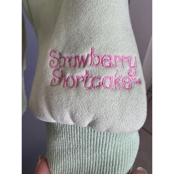 Dolls Kill Strawberry Shortcake Sweatshirt With Lace Collar Size: X-Small - Picture 2 of 4
